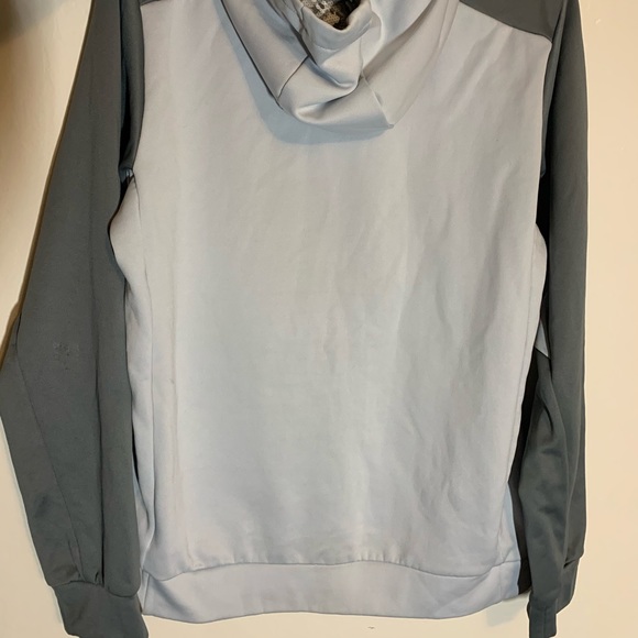 Baby Blue and Grey Thermal Nike Sweater - Picture 2 of 3